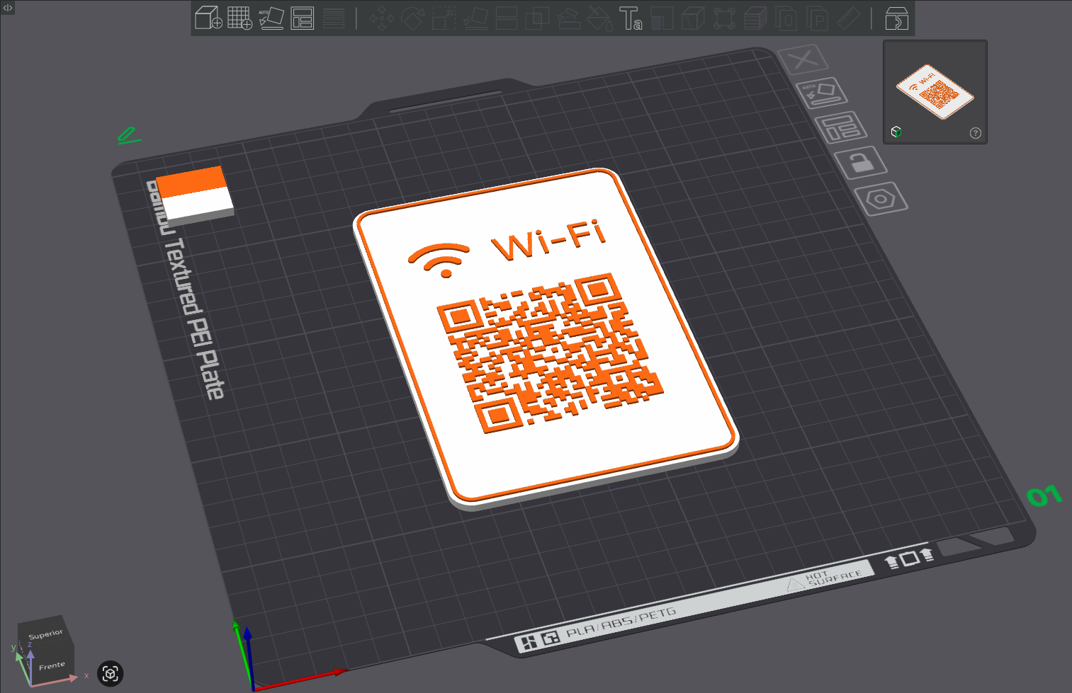 A multicolour Wi-Fi display ready for slicing and 3D printing